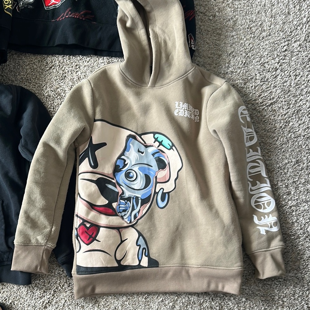 Boys Youth Sweater Hoodies Set Size Medium 7/8 & 10/12 - Picture 3 of 7